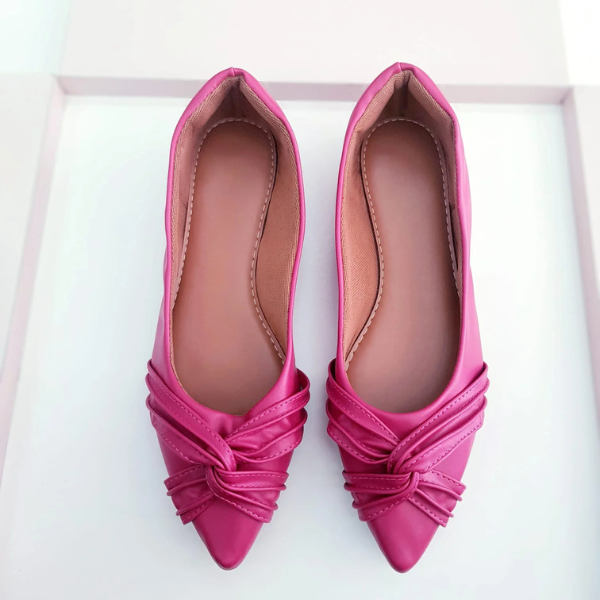 Sapatilha Prime bico fino alongado Ana rosa