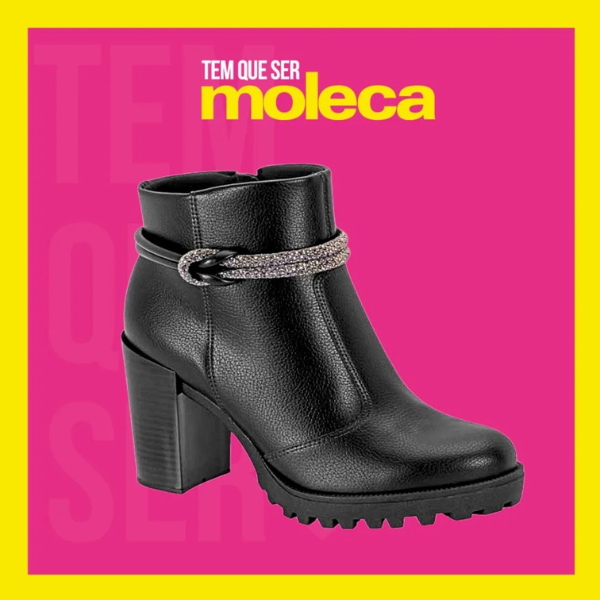 Bota Moleca Preta